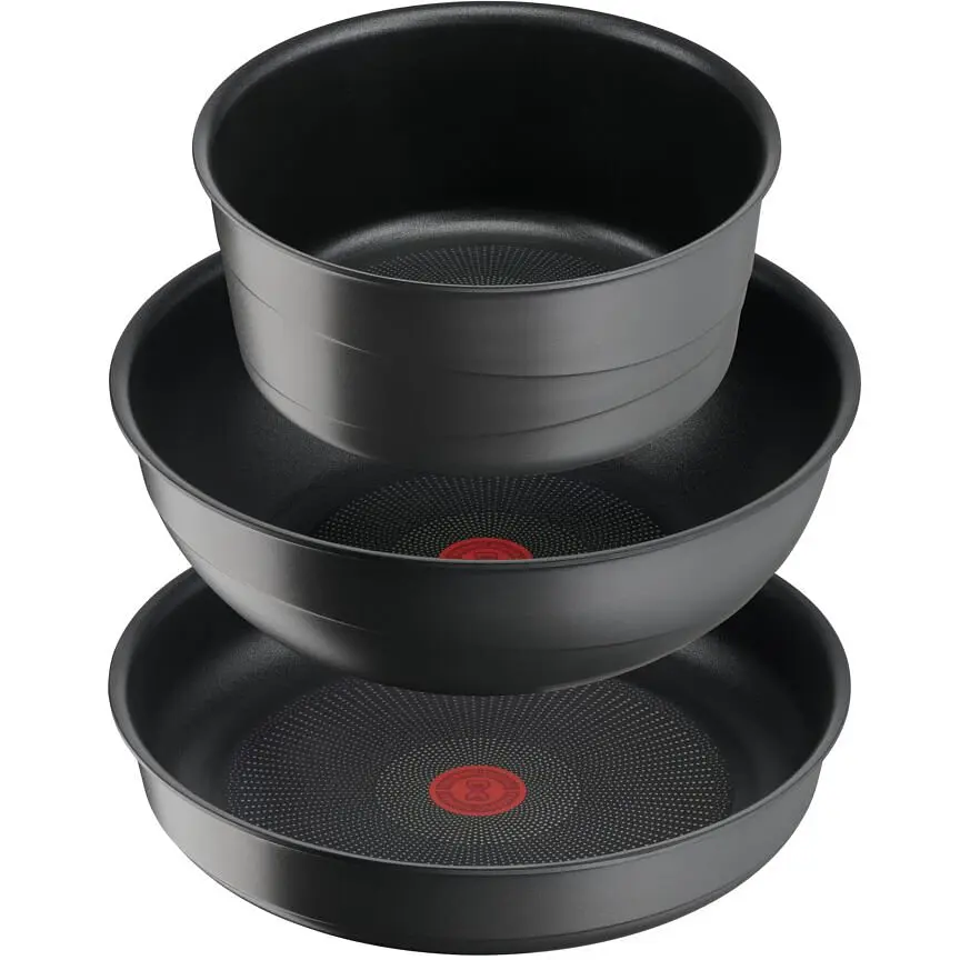 Набір посуду Tefal Ingenio Inspiration 3 предмети чорний (L867S604) - фото 2