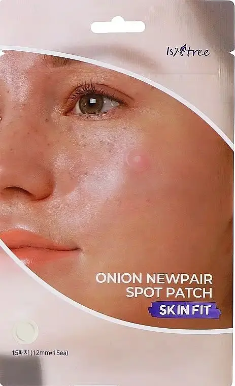 Патчі проти висипань 15 шт (12 мм) Isntree Onion Newpair Spot Patch