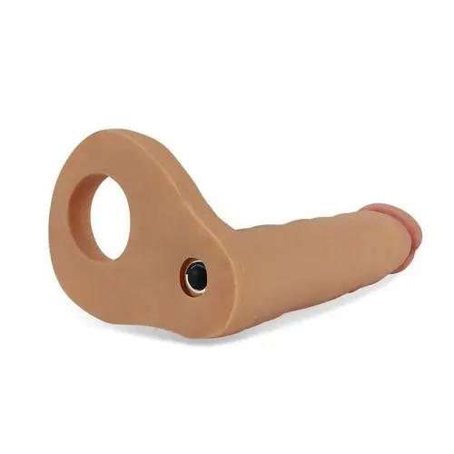 Насадка для подвійного проникнення - The Ultra Soft Double Vibrating 6.25 " - фото 2