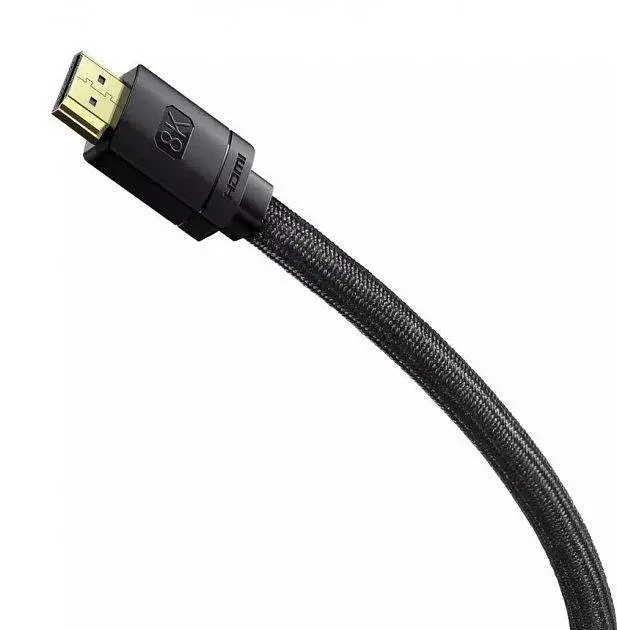 Кабель Baseus High Definition Series HDMI 8K to HDMI 8K Adapter Cable 1.5m WKGQ040101 Black - фото 4