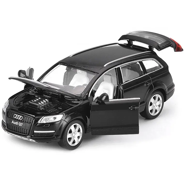 Колекційна металева модель автомобіля Автопром Audi Q7 з інерцією, світлом та звуком 1:32 - фото 3