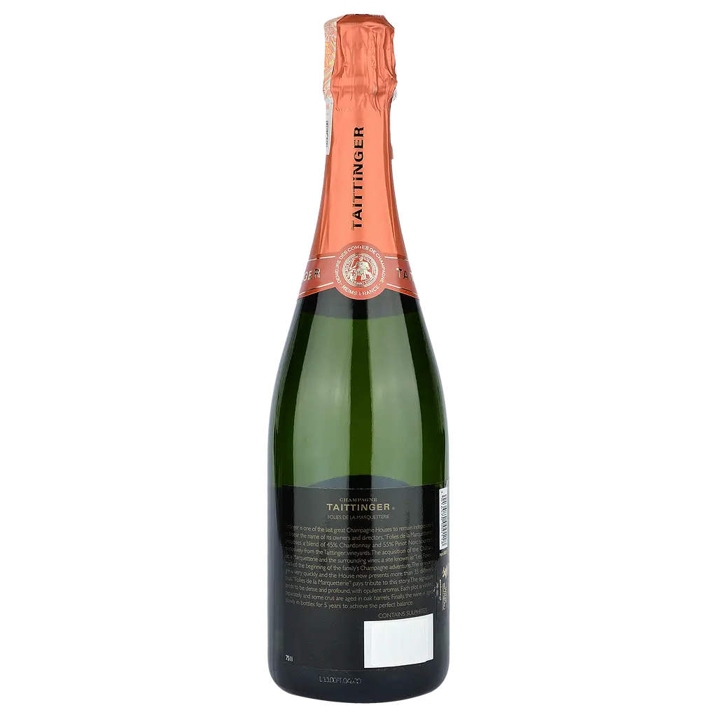 Шампанське Taittinger Les Folies de la Marquetterie, біле, брют, 0,75 л (5511) - фото 2