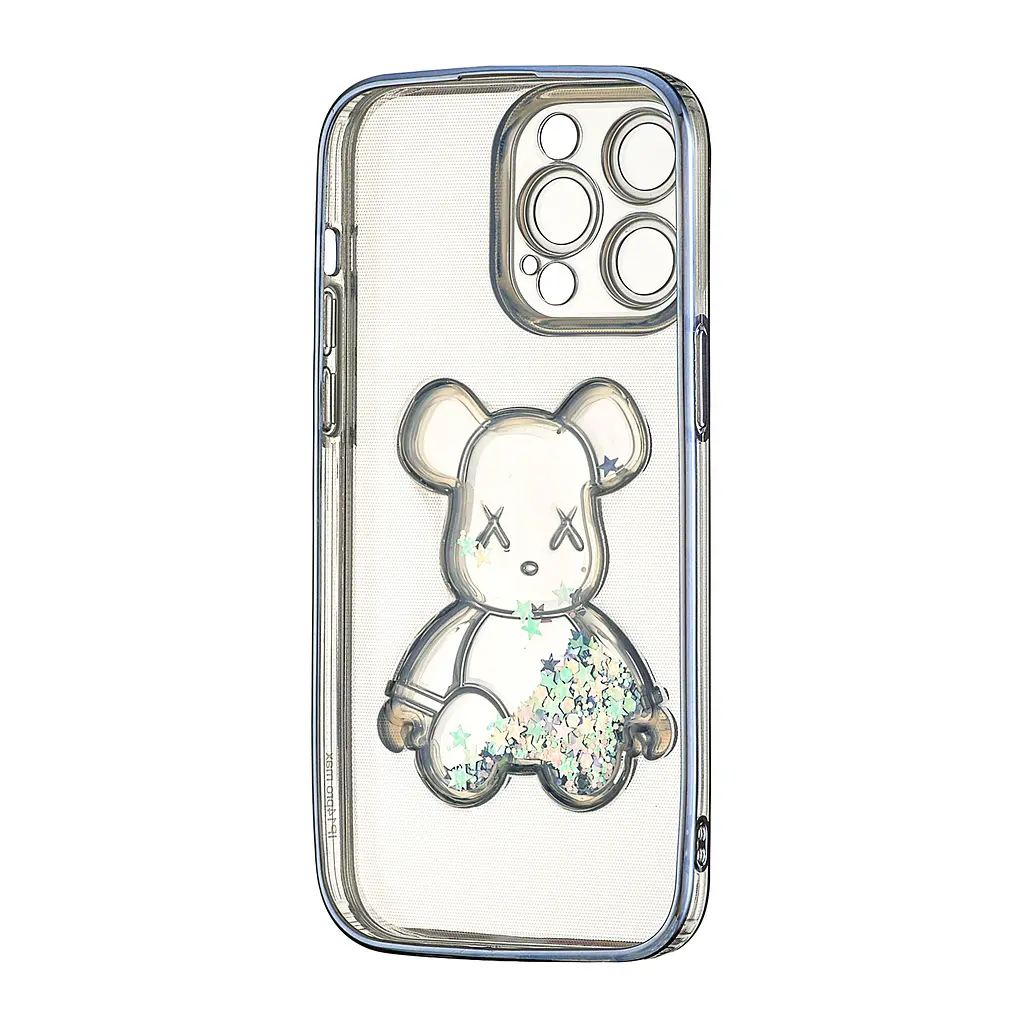 Чохол Shining Bear Case Protected Camera iPhone 14 Pro Max Blue - фото 3