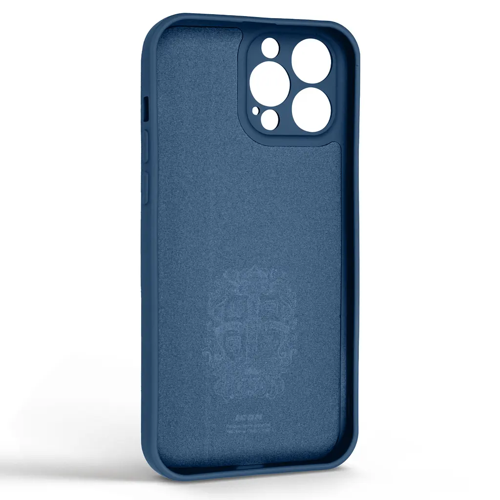 Силиконовый чехол для Apple iPhone 13 Pro Max, Icon Ring, синий, панель-накладка, с кольцом-подставкой на 360°, противоударный, возможность использования магнитных держателей, ArmorStandart (ARM68676) - фото 2
