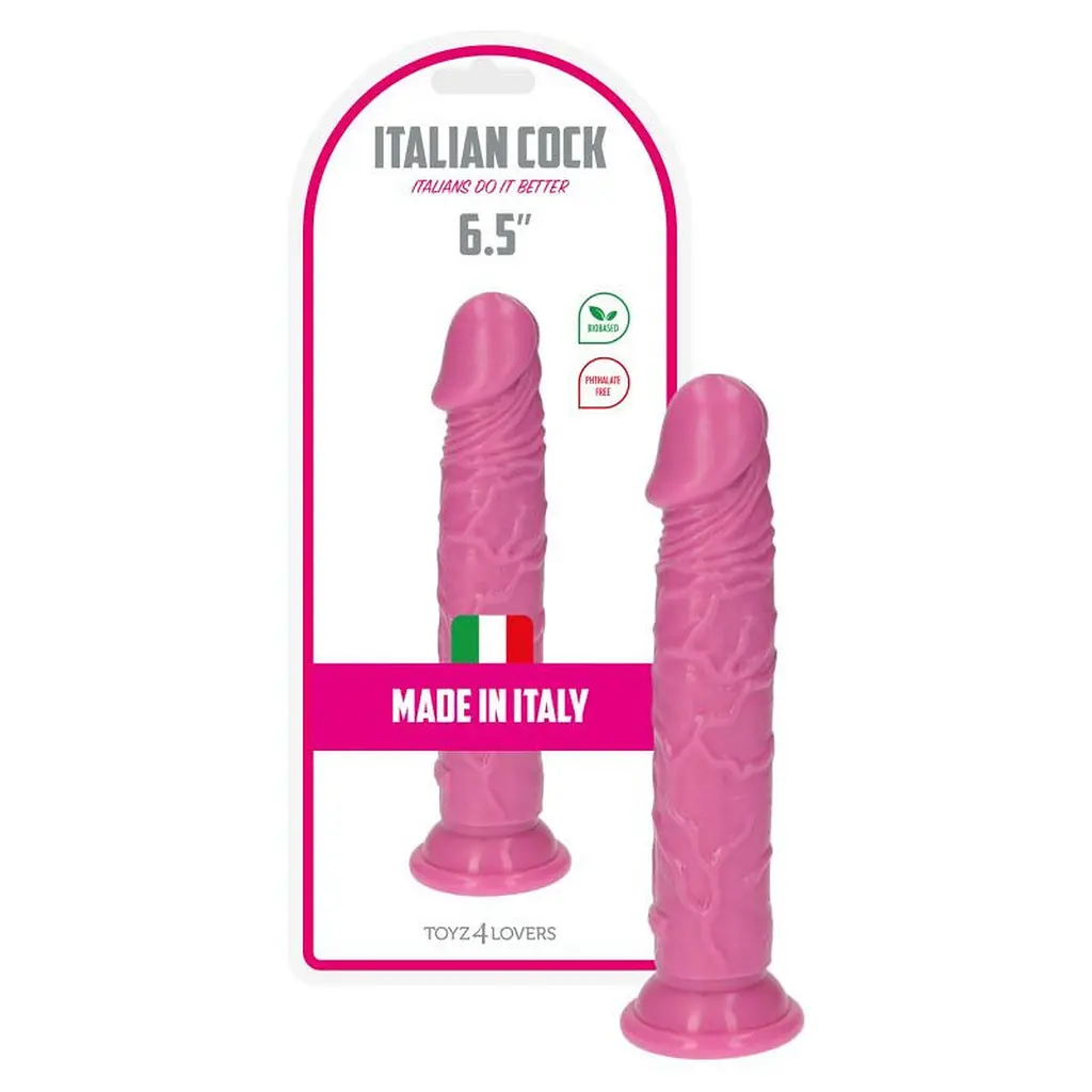 Фалоімітатор Toyz4lovers Amedeo, 16.5 см (рожевий) - фото 6