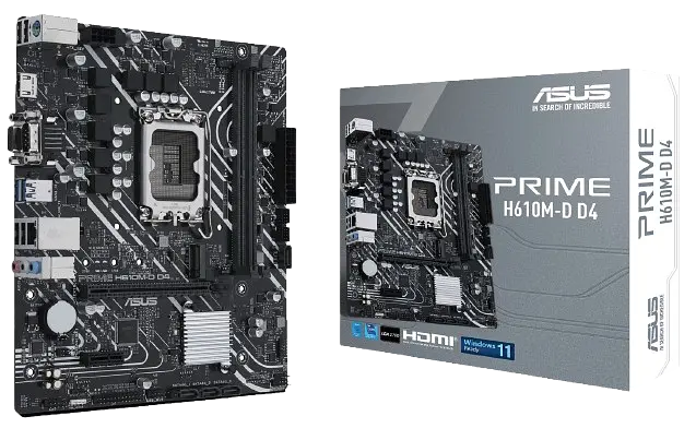 Материнська плата Asus H610M-D Prime D4 LGA 1700 (PRIME H610M-D D4) - фото 5