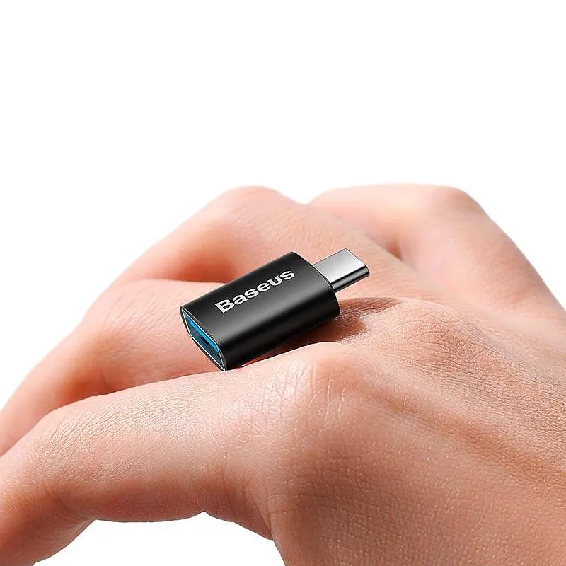 Перехідник Baseus Ingenuity Series Mini OTG Adaptor Type-C to USB-A 3.1 швидкість 10Gbps - фото 4