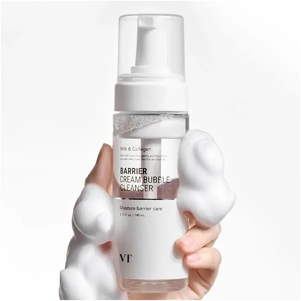 Очистительная пенка VT Cosmetics Barrier Cream Bubble Cleanser для восстановления кожного барьера 140 мл - фото 2