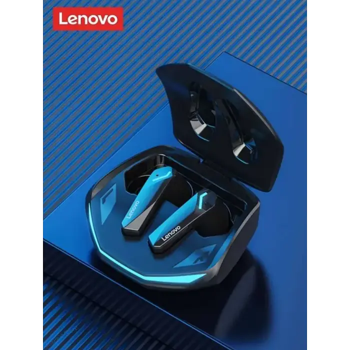 Бездротові спортивні вакуумні навушники Lenovo Thinkplus GM2 Pro TWS, Bluetooth у кейсі Чорні - фото 3