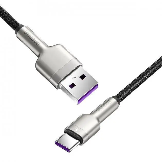 Кабель Baseus Cafule Cable USB to Type-C 66W 2m CAKF000201 Black - фото 4