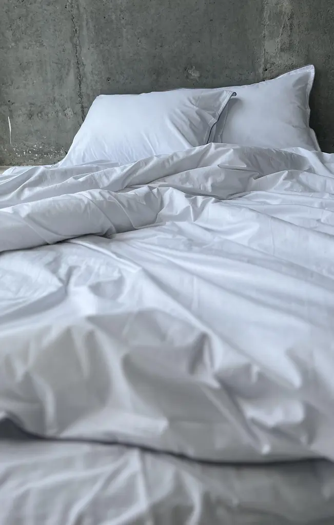 Комплект постільної білизни двоспальний 180х200 см варена бавовна White Dream Білий (2006) - фото 5