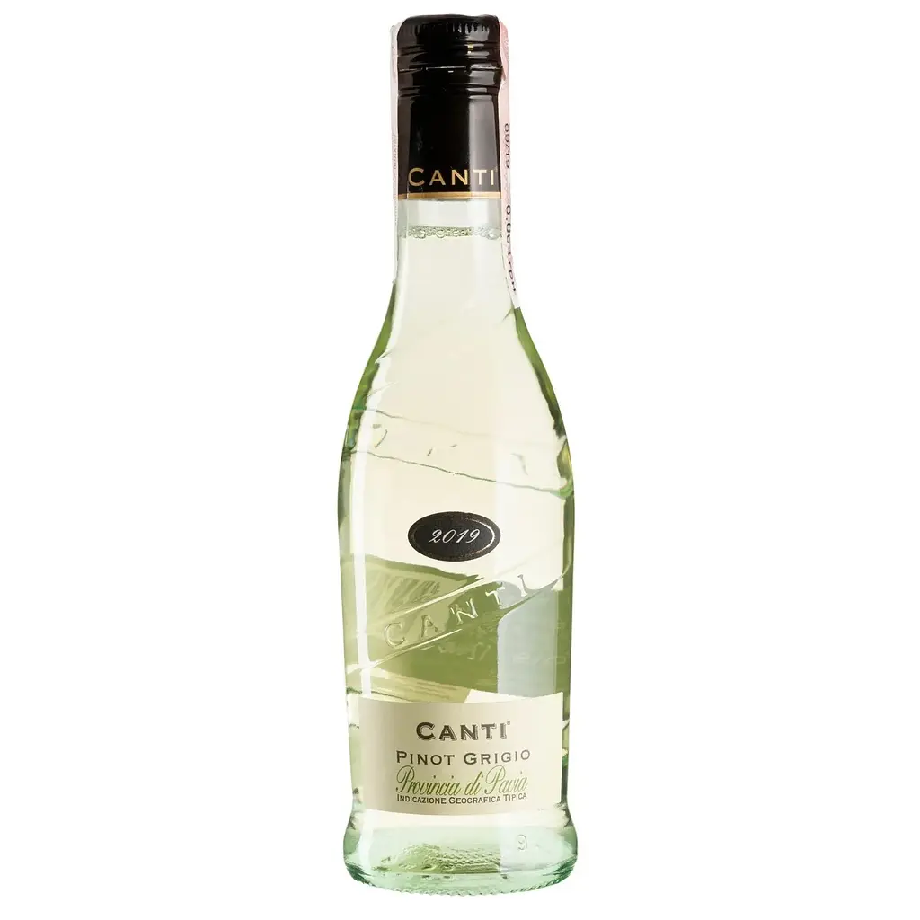 Набір вино ігристе Canti Pinot Grigio Brut біле брют 0.75 л + вино Canti Pinot Grigio Pavia біле сухе 0.25 л - фото 5