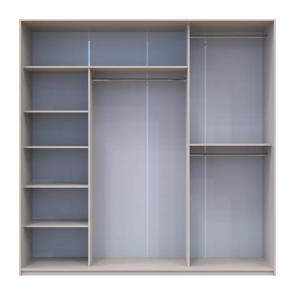 Шафа купе Doros Сіті Лайт Кашемір 3 ДСП 225х60х225 (80736377) - фото 4
