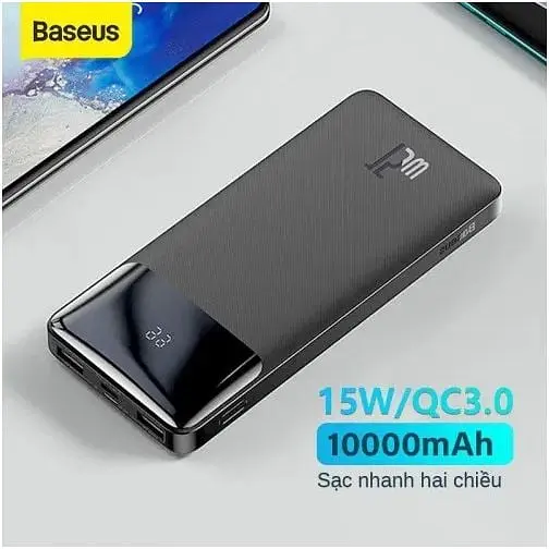 Зовнішній акумулятор Baseus Bipow Digital Display Power Bank 10000mAh 15W (PPDML-I01) - фото 7