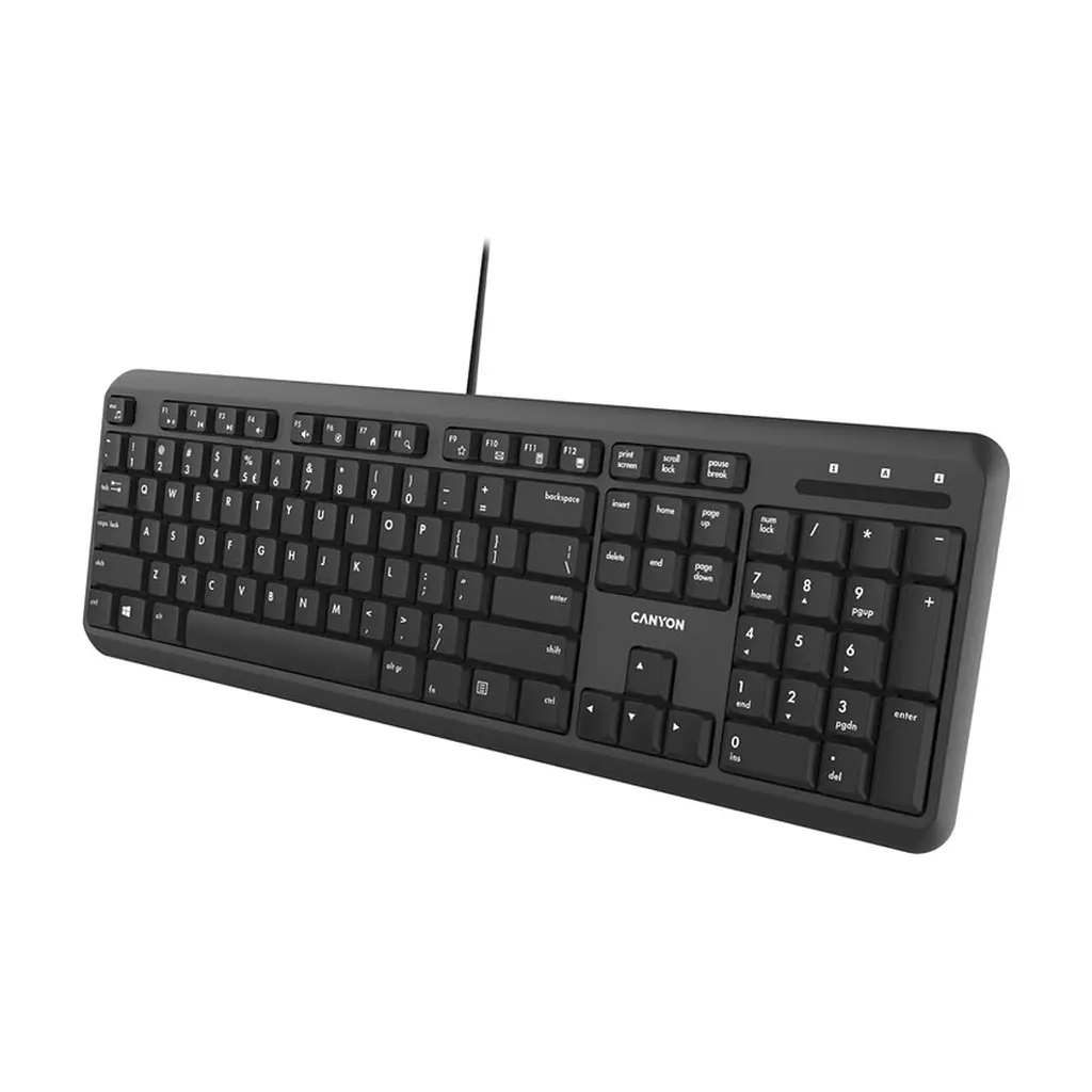 Клавіатура Canyon HKB-20 Velvet USB UA Black (CNS-HKB02) - фото 3