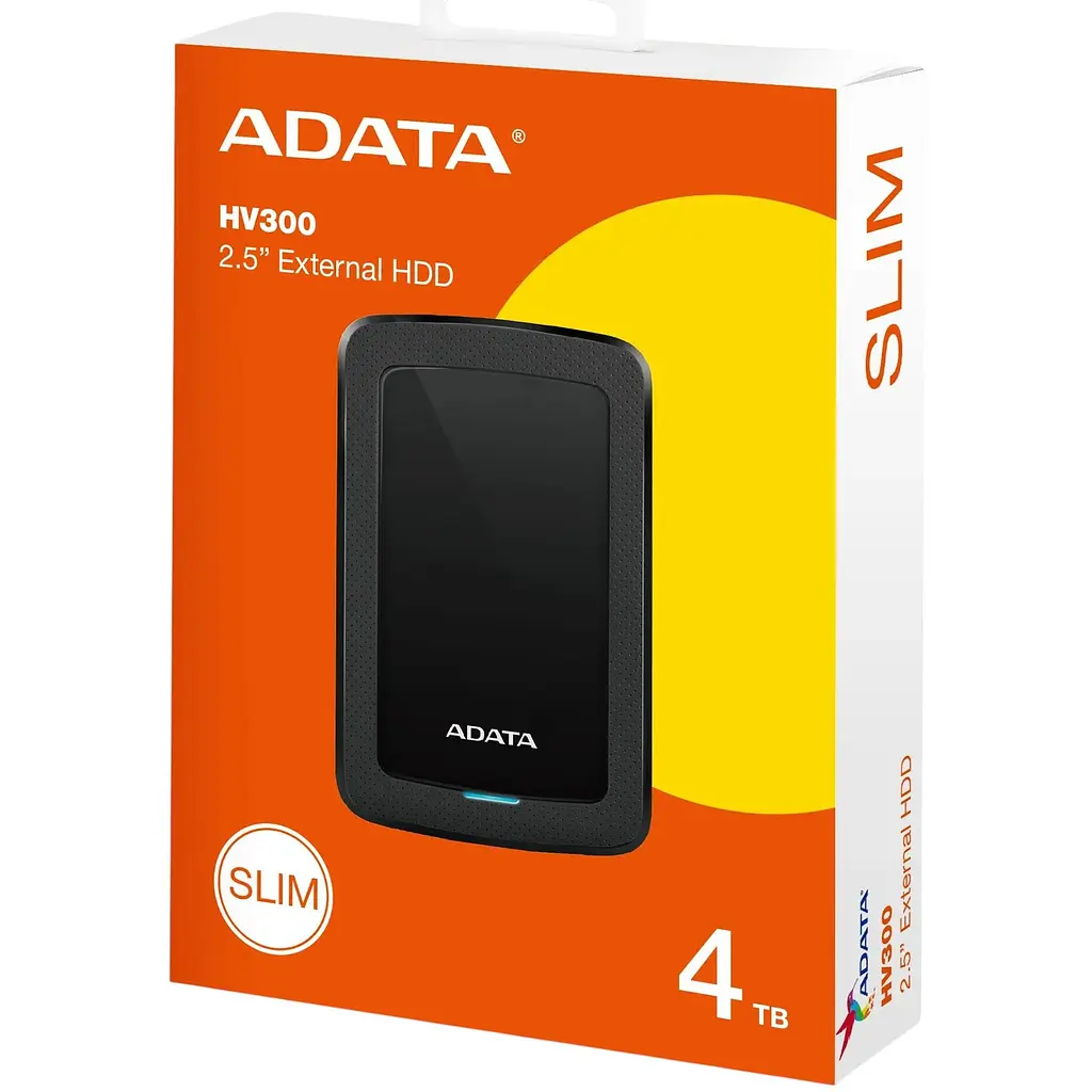 Зовнішній жорсткий диск ADATA DashDrive Durable HV300 4TB Black (AHV300-4TU31-CBK) [118131] - фото 5