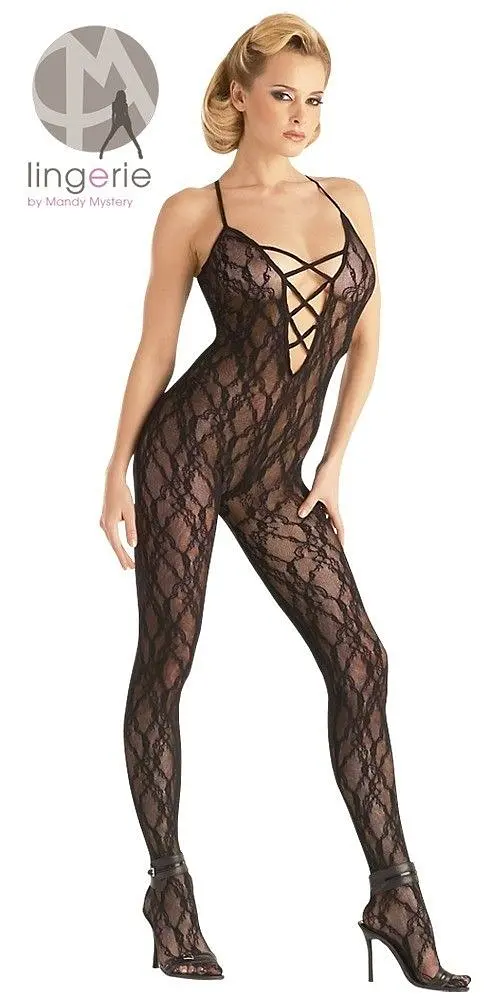 Бодистокінг Orion Lace Catsuit, L/XL (чорний) - фото 5