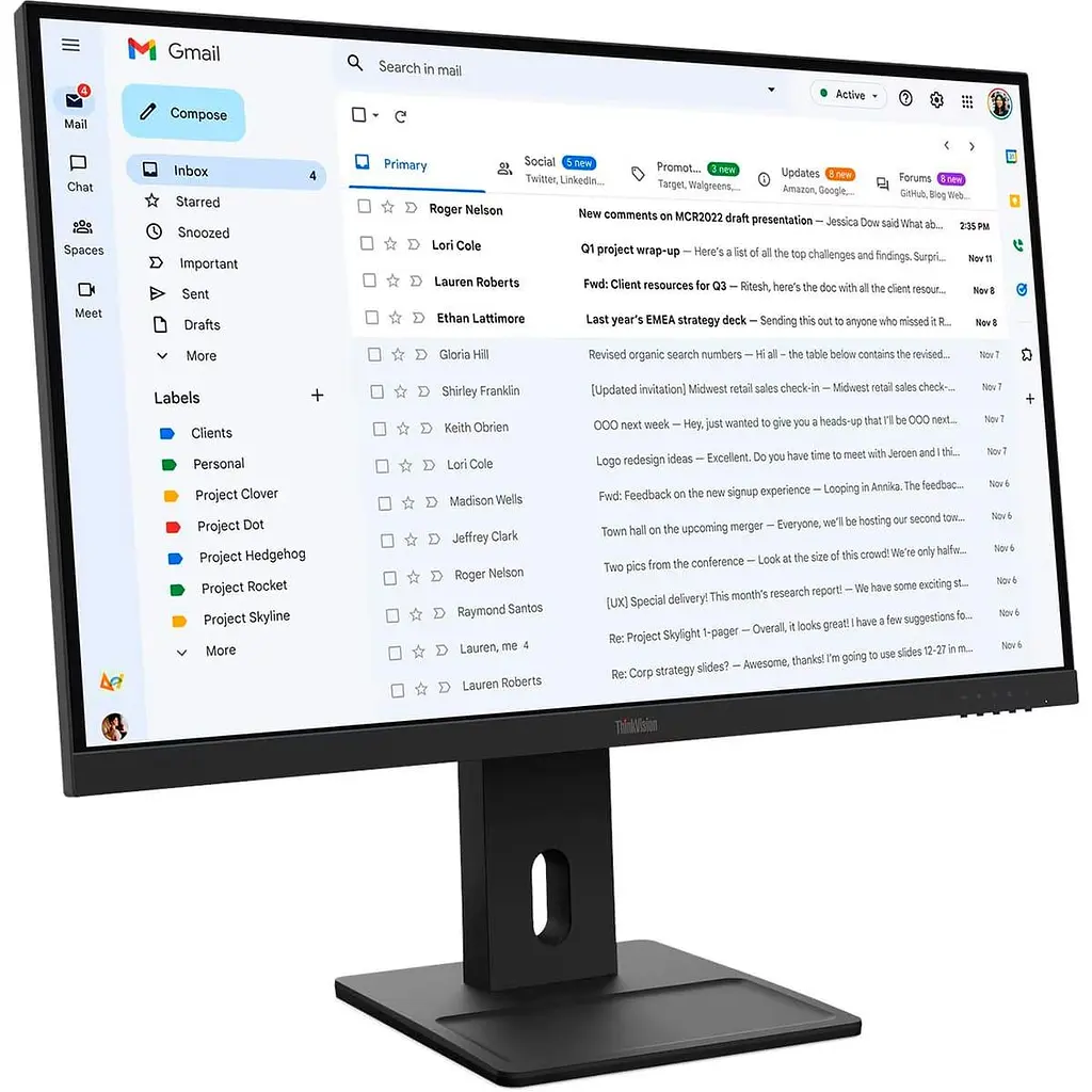 Монітор 27" Lenovo E27-40 FHD IPS 100Hz (64BCMAT4EU) - фото 3
