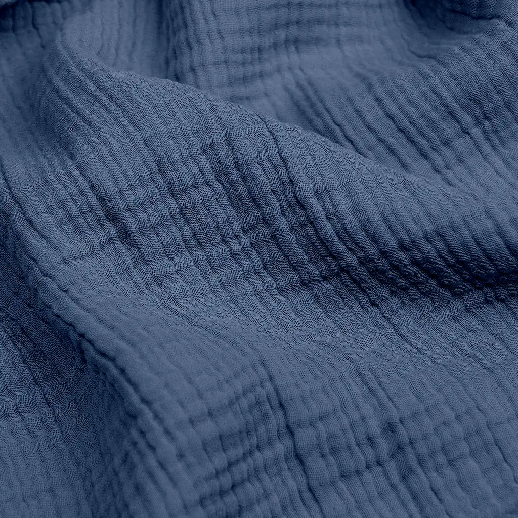 Наволочка Cosas Denim муслінова 40х60 см темно-синя (026Muslin_Denim_40x60) - фото 3