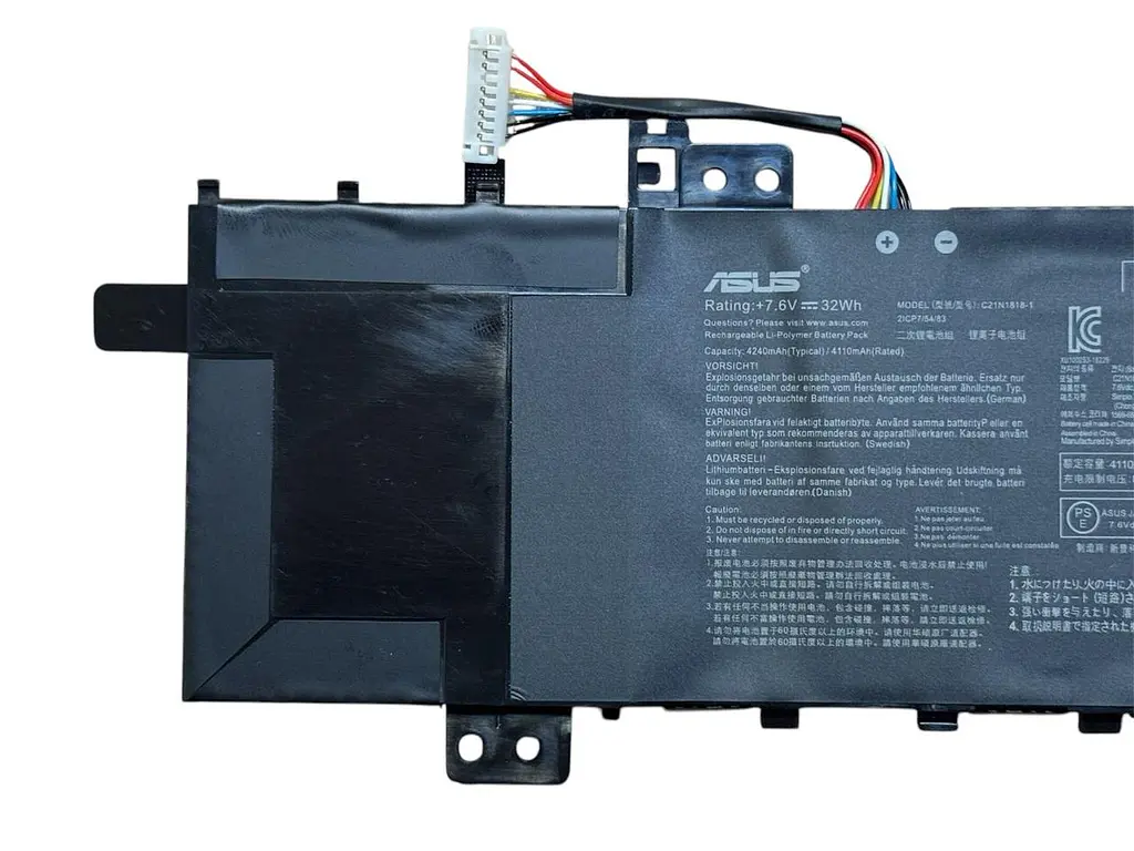 Акумулятор для ноутбука Asus VivoBook X512 F512 X412 A512 A412 серії C21N1818 C21N1818-1 v.1 - фото 3