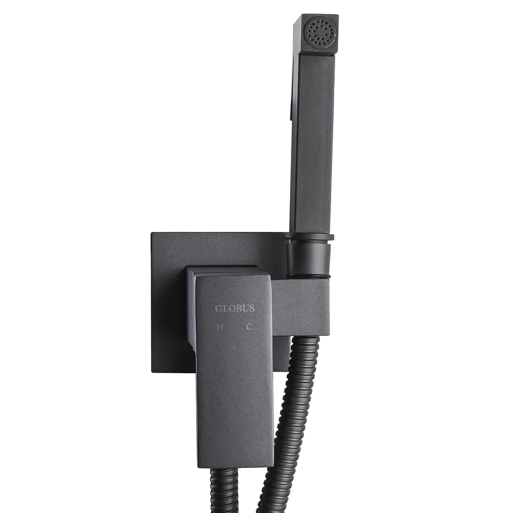 Змішувач гігієнічний Globus Lux MILANO GLM-0-106MIX-Graphite (23324) - фото 4