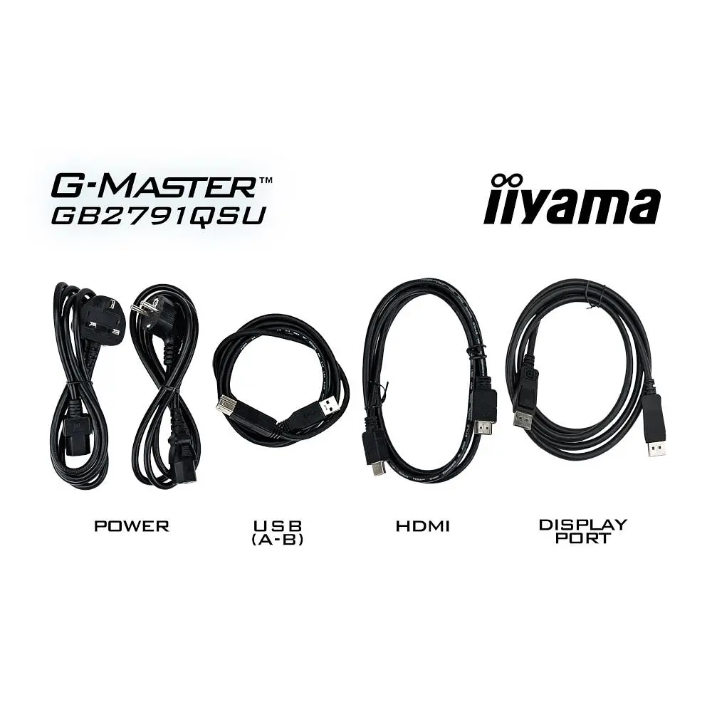 Монітор Iiyama 27" GB2791QSU-B1 QHD IPS 320Hz (GB2791QSU-B1) - фото 8