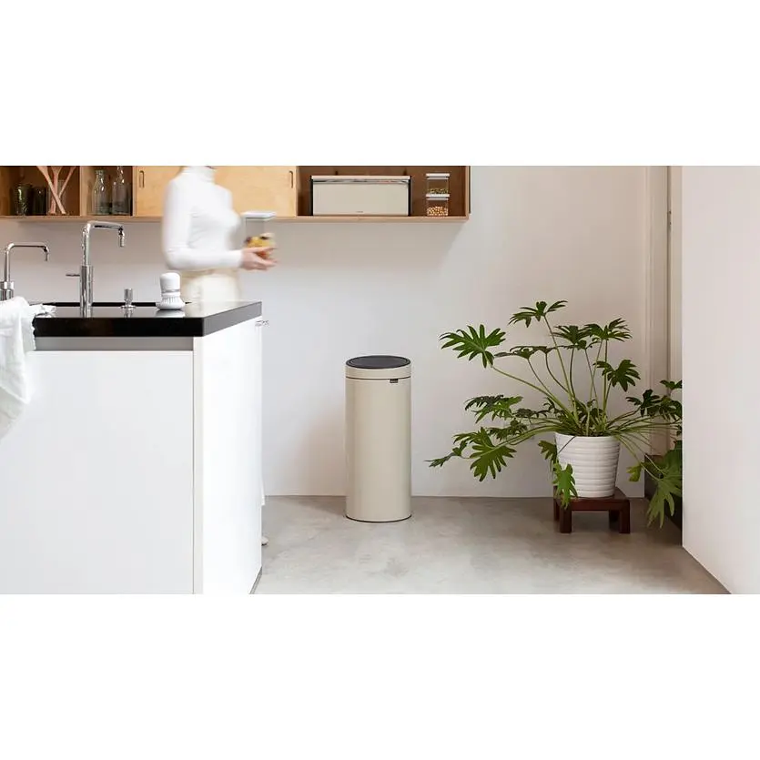 Бак для сміття Brabantia Touch 30 л бежевий (149986) - фото 4