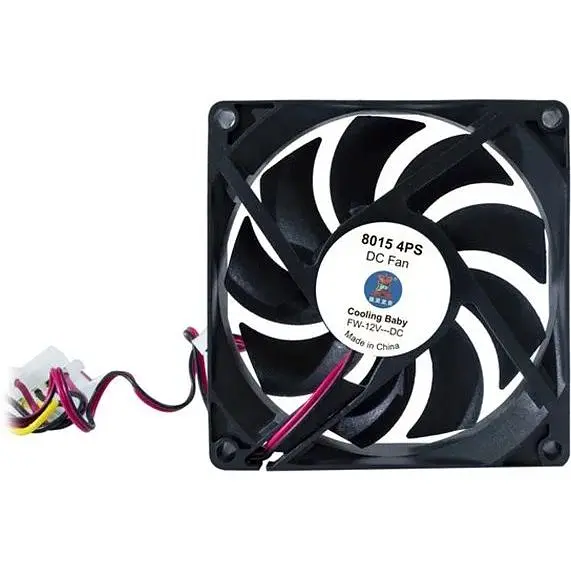 Вентилятор Cooling Baby 8015 4PS 80mm black - фото 2