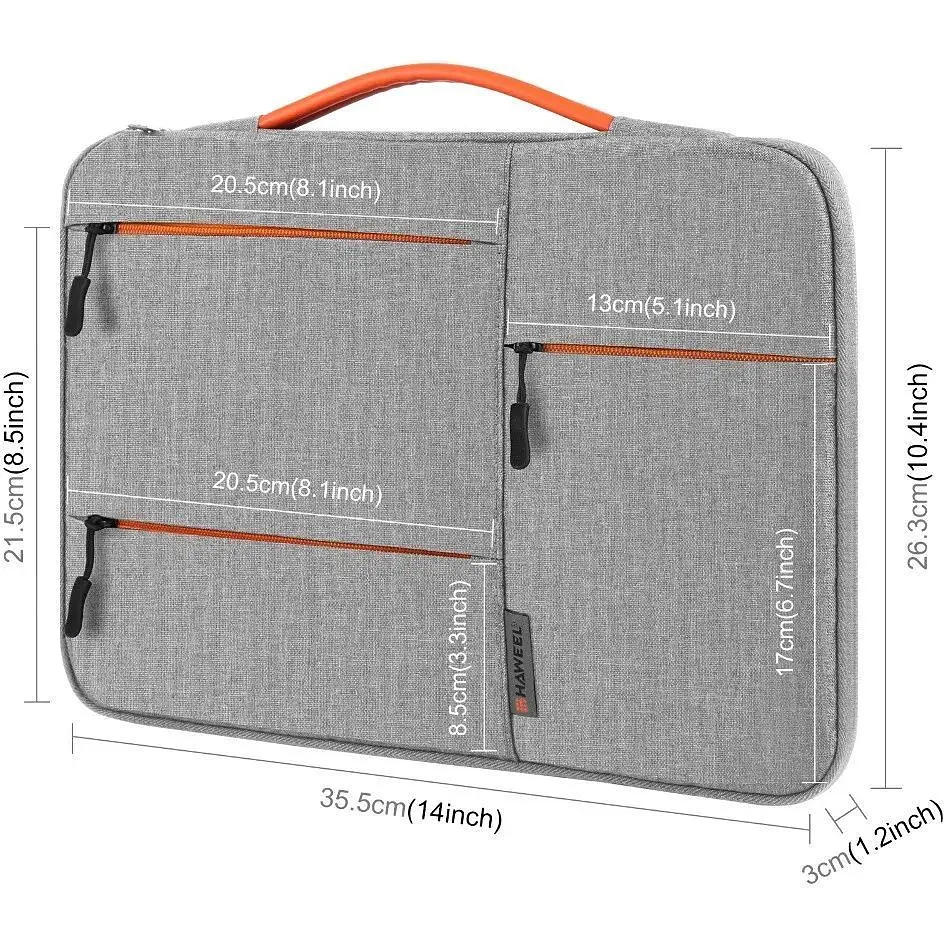 Сумка для ноутбука Haweel HWL2165 14-15" сіра - фото 6