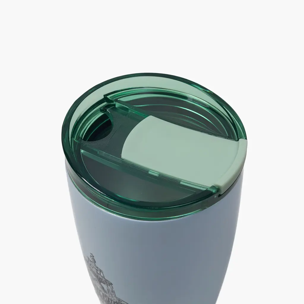 Термочашка MBM Home 520 мл блакитна з принтом (KP-160 BLUE/PRINT) - фото 4