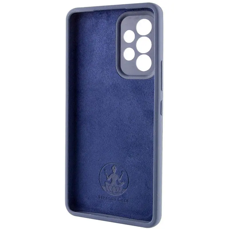 Чехол Silicone Cover Lakshmi Full Camera (AAA) для Samsung Galaxy A32 5G Темно-синий / Midnight blue - фото 4