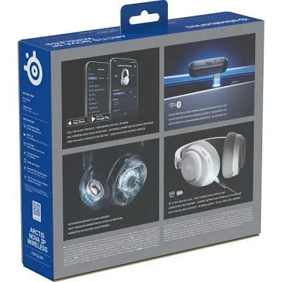 Навушники SteelSeries Arctis Nova 3P Wireless MultiPlatform White (61687) - фото 6