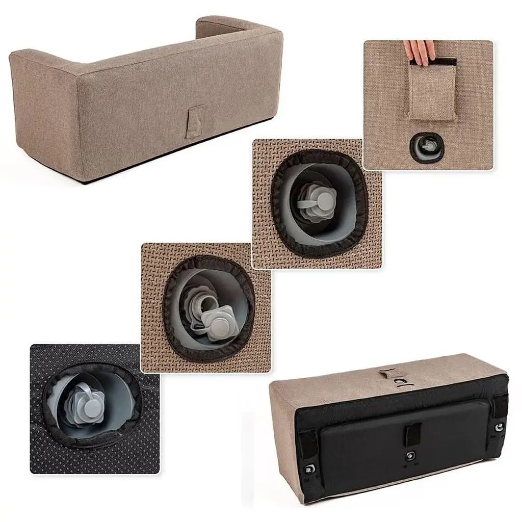 Надувний диван Wall Sticker SW-00002294 коричневий - фото 4