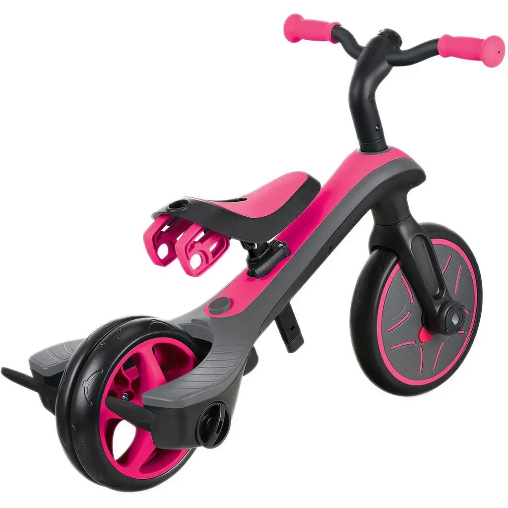 Велосипед триколісний Globber Explorer Trike 4 в 1 рожевий (632-110-3) - фото 7