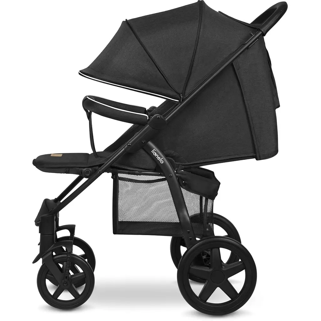 Прогулянкова коляска Lionelo Annet Plus Black Carbon, чорна (LO-ANNET PLUS BLACK CARBON) - фото 4