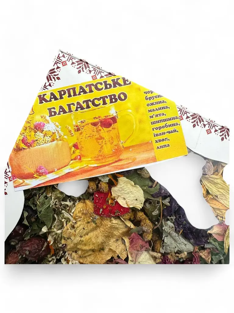 Чай Карпатский трав'яний купаж Карпатське Багатство Трав - фото 4