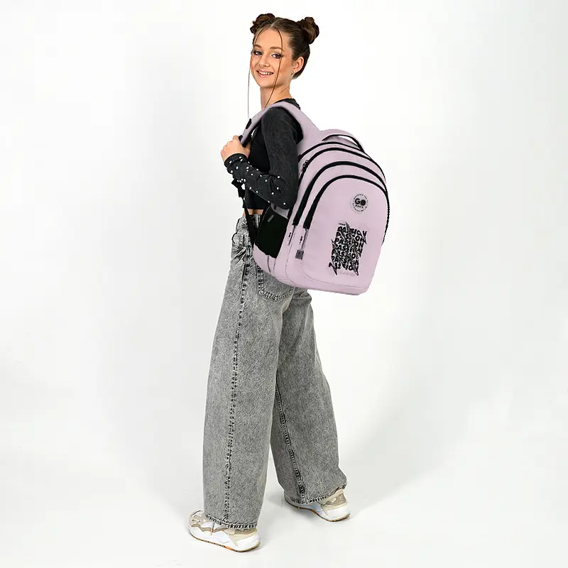 Рюкзак GoPack Teens 162L-2 Черно-розовый (GO26-162L-2) - фото 16