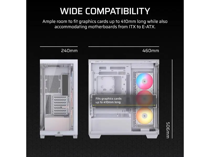 Корпус Corsair 3500X RS-R ARGB White (CC-9011323-WW) - фото 7