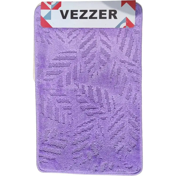 Набір килимків для ванної Vezzer Standart 50x80 та 50x40 см фіолетовий (VZSS4032) - фото 4