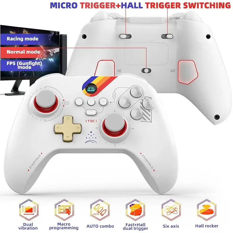 Бездротовий геймпад Z03 FPS для Android/iOS/Switch/ПК, 800 Гц, 3 режими - фото 2