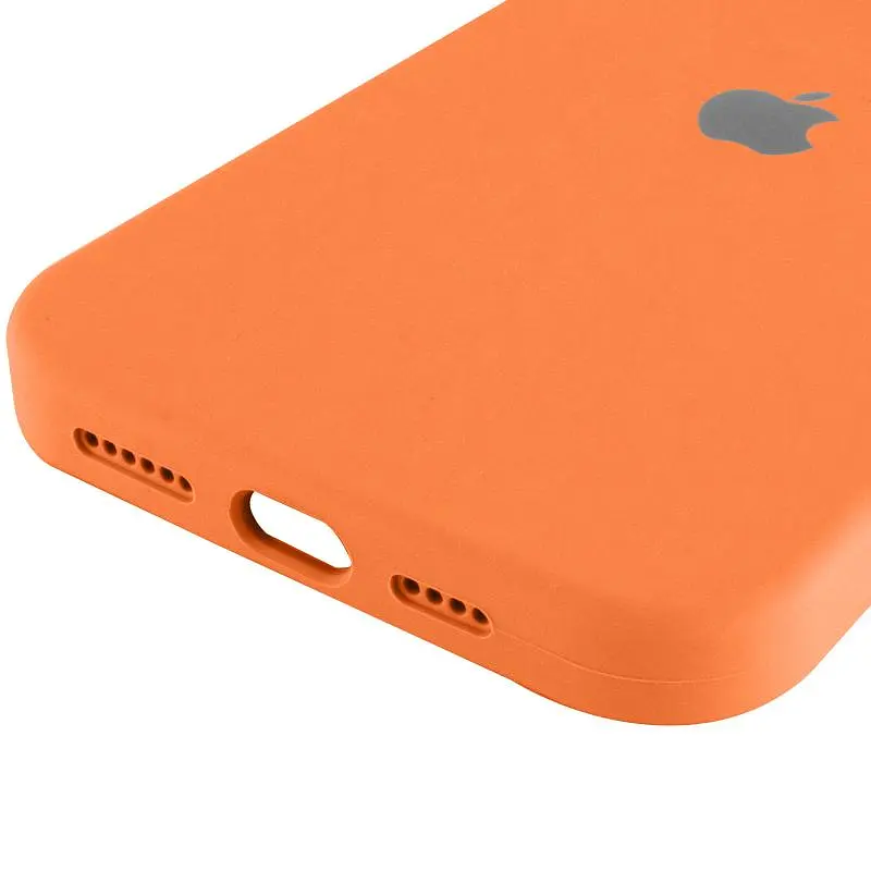 Чохол Epik Silicone Case Full Protective (AA) для Apple iPhone 17 Pro (6.3) Помаранчевий / Orange - фото 3