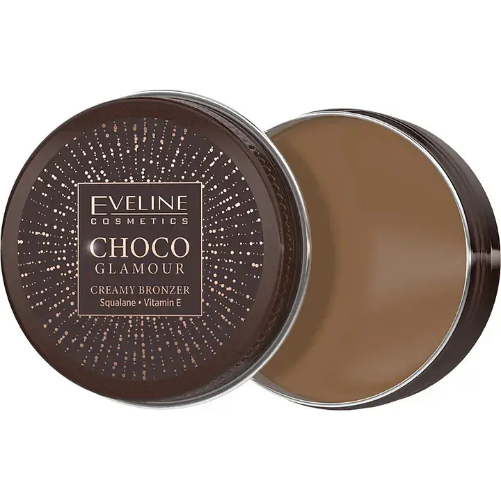 Кремовий бронзер Eveline Choco Glamour Creamy Bronzer 01, 20 г - фото 2