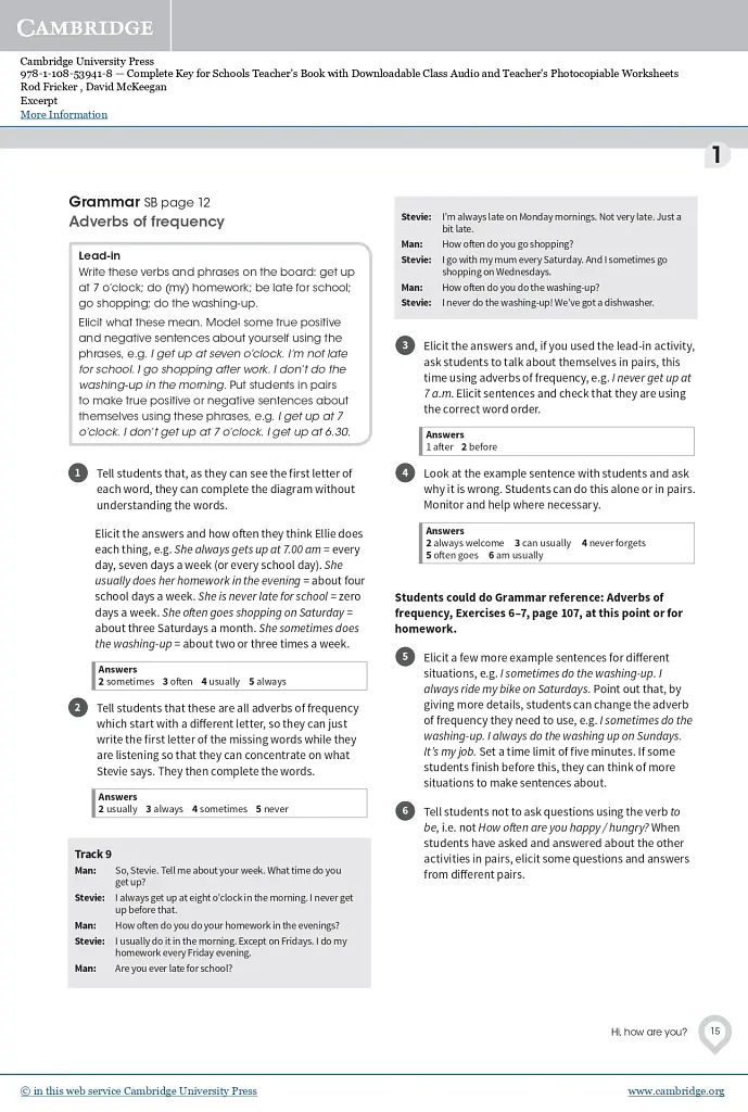 Complete Key for Schools Student Pack (SB w/o answers with Online Practice and WB w/o answers) - фото 7
