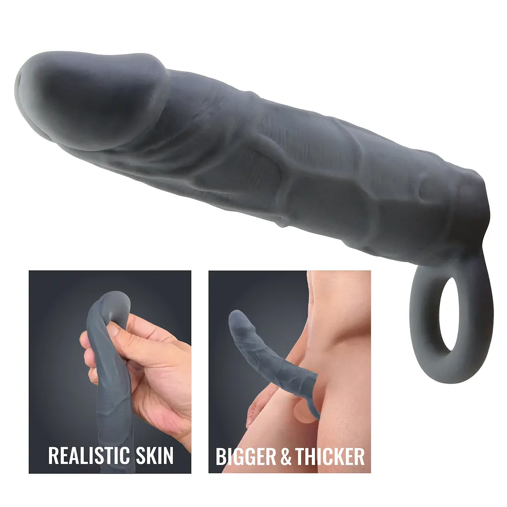 Насадка на пеніс PRETTY LOVE Realistic Penis Sleeve, TPR PRETTY LOVE BI-026227-2 103664 - фото 8