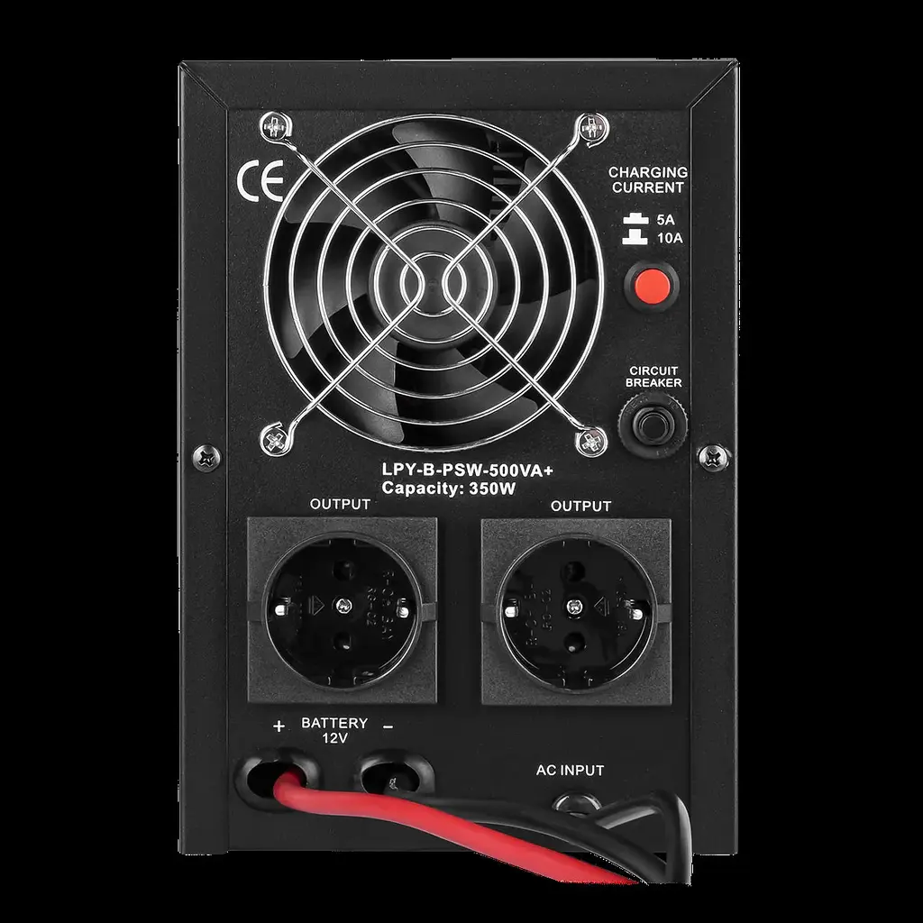 ДБЖ із правильною синусоїдою LogicPower 12V LPY-B-PSW-500VA + 350 Вт 5A/10A (4149) - фото 4