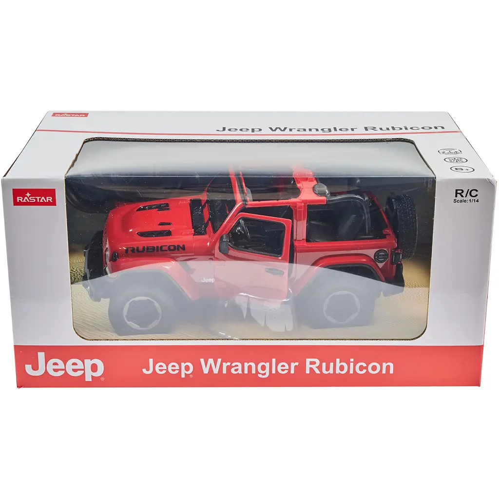 Радіокерована іграшка Rastar JEEP Wrangler Rubicon 1:14 червоний (79460 red) - фото 2
