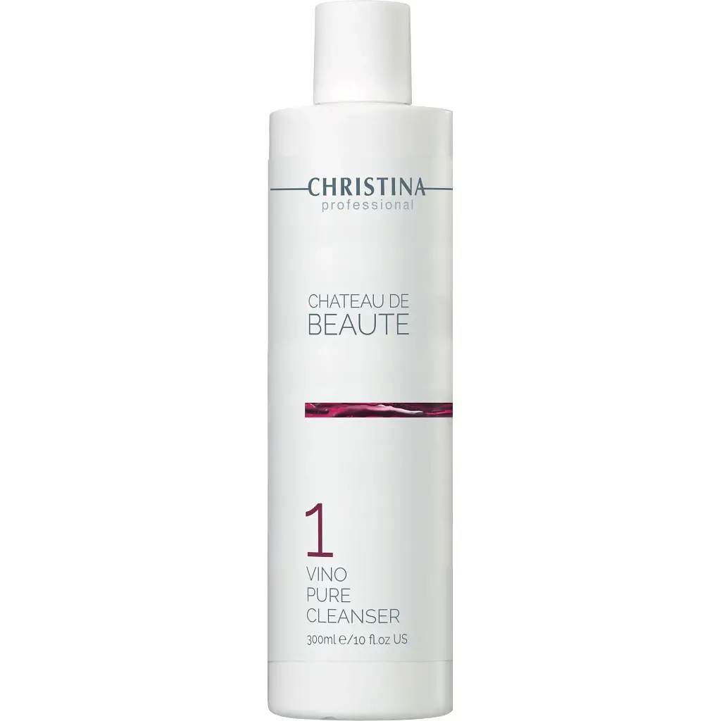 Гель Christina Chateau de Beaute Vino Pure Cleanser з екстрактом червоного винограду (крок 1) 300 мл - фото 1