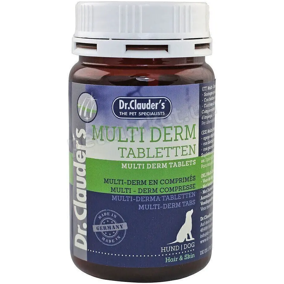 Вітамінно-мінеральний комплекс для шкіри та шерсті собак Dr.Clauder’s Hair & Skin Multi Derm Tablets