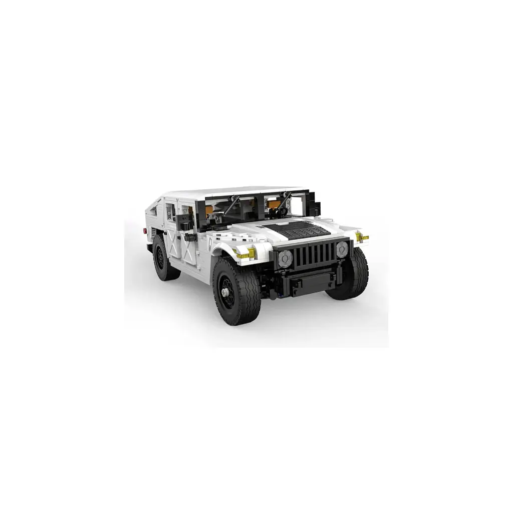 Конструктор детский Военная машина Humvee 1:12 1386 шт - фото 3