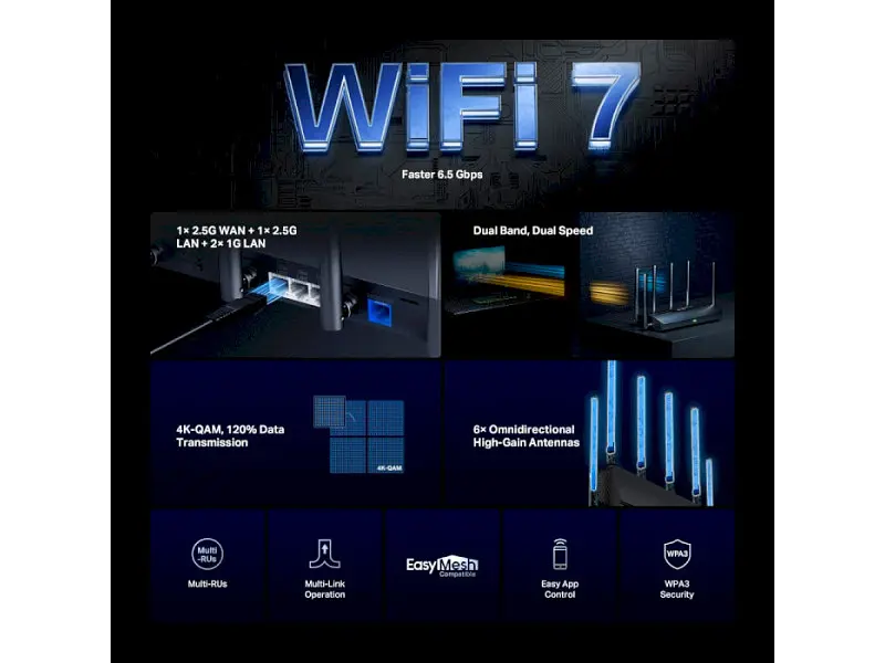 Wi-Fi-маршрутизатор Mercusys MR37BE - фото 10